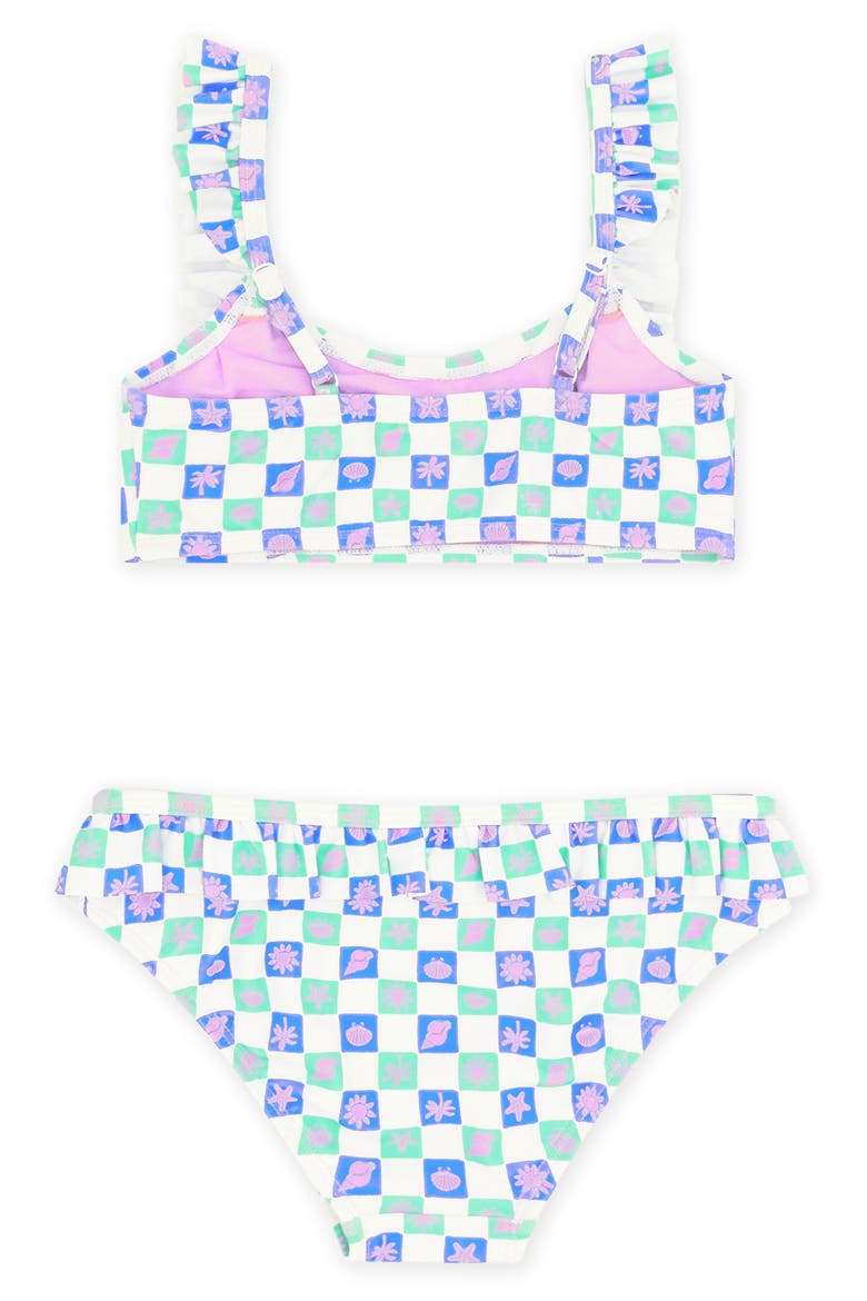 Kids' Happy Daze 50+ Two-Piece Swimsuit, Alternate, color, WHITE