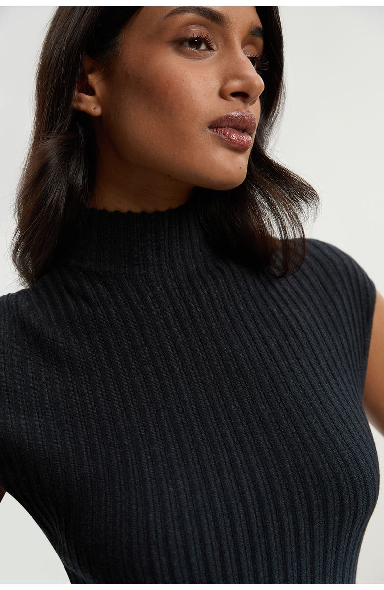 Karen Millen Dip Dye Detail Knitted Maxi Dress, Alternate, color, Navy