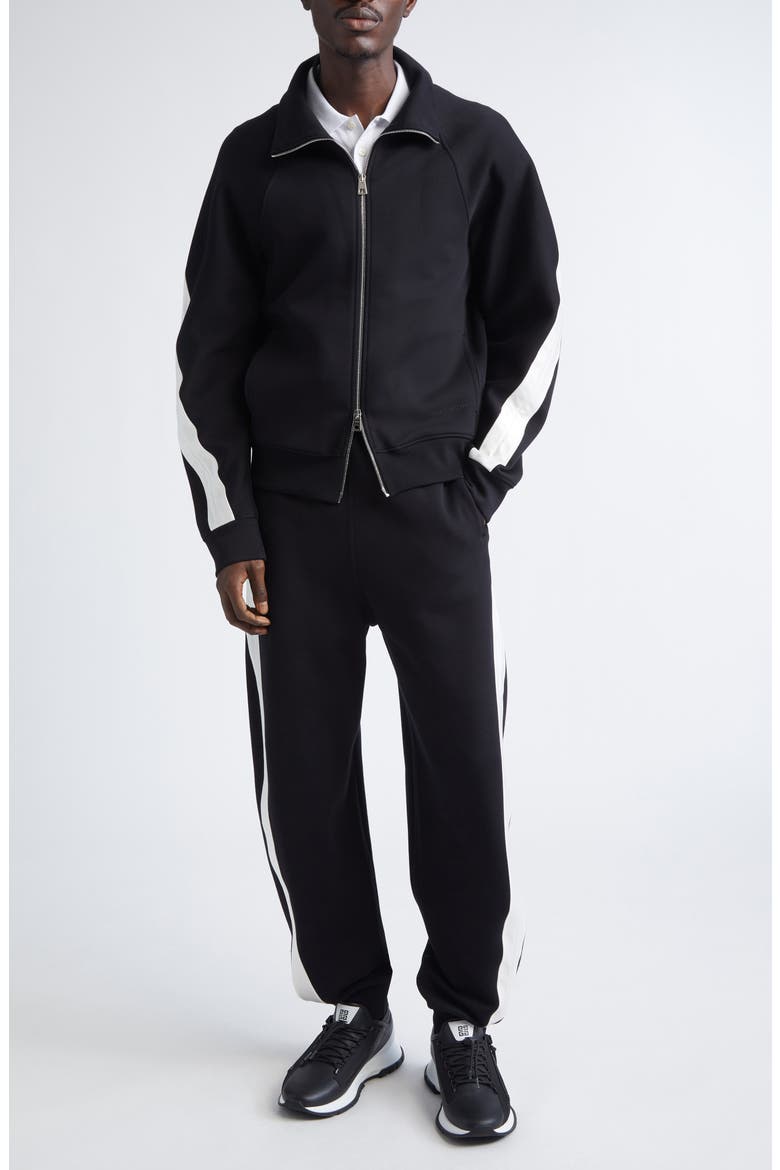 Scuba Knit Joggers, Alternate, color, BLACK