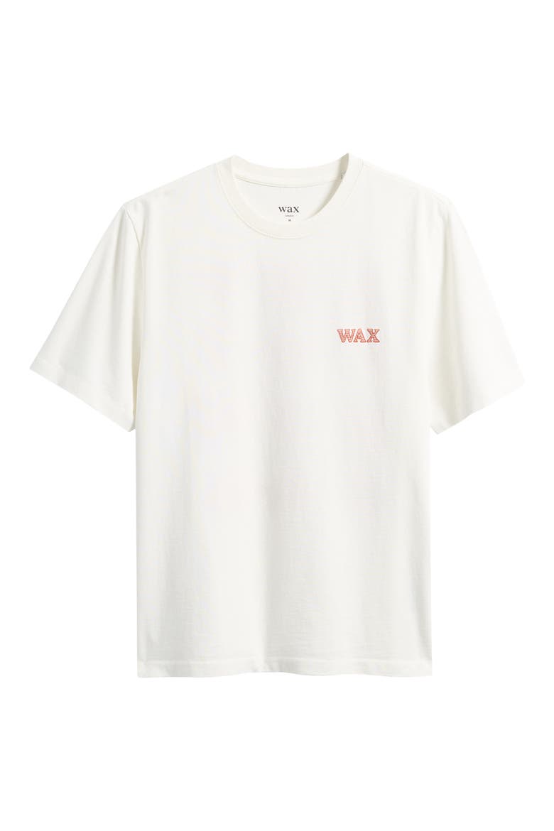 Dean Grid Logo Embroidery T-Shirt, Alternate, color, ECRU / RUST