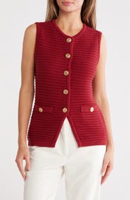 Gemma + Jane Buttoned Sweater Vest