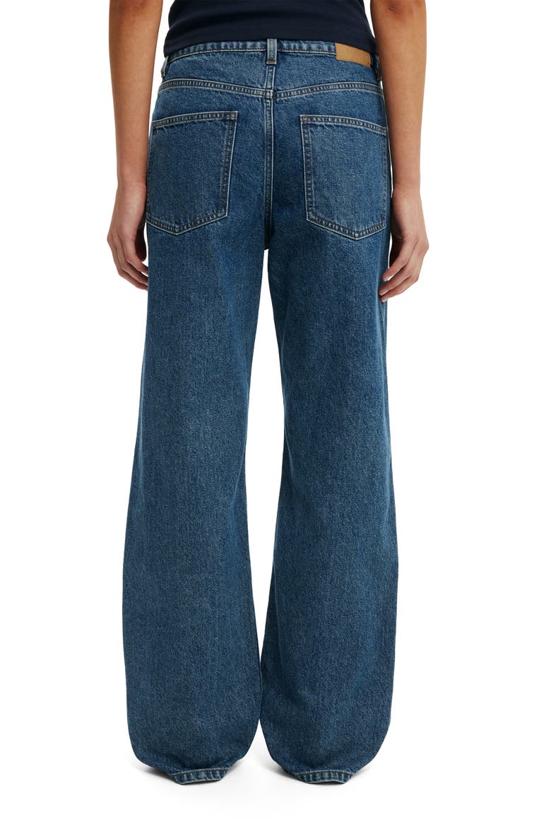 '91 Ripped Straight Leg Jeans, Alternate, color, HARBOUR BLUE RIP