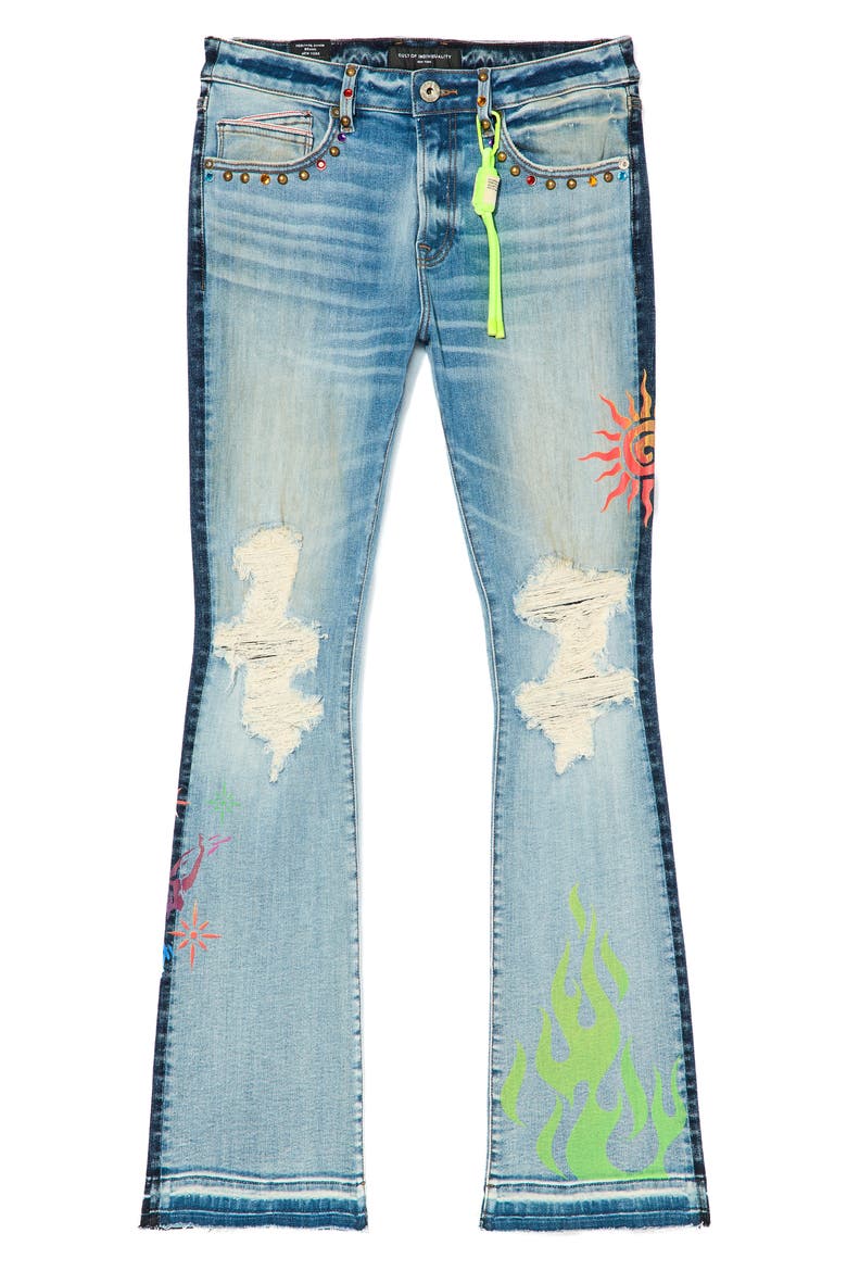 Lenny 603 Bootcut Jeans, Alternate, color, SUNNY DAZE