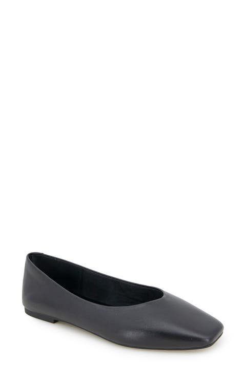 オオトロ　Square Ballet Pumps 23.5 オオトロ Square Ballet Pumps 23.5 Zamikoo Women's Square Toe