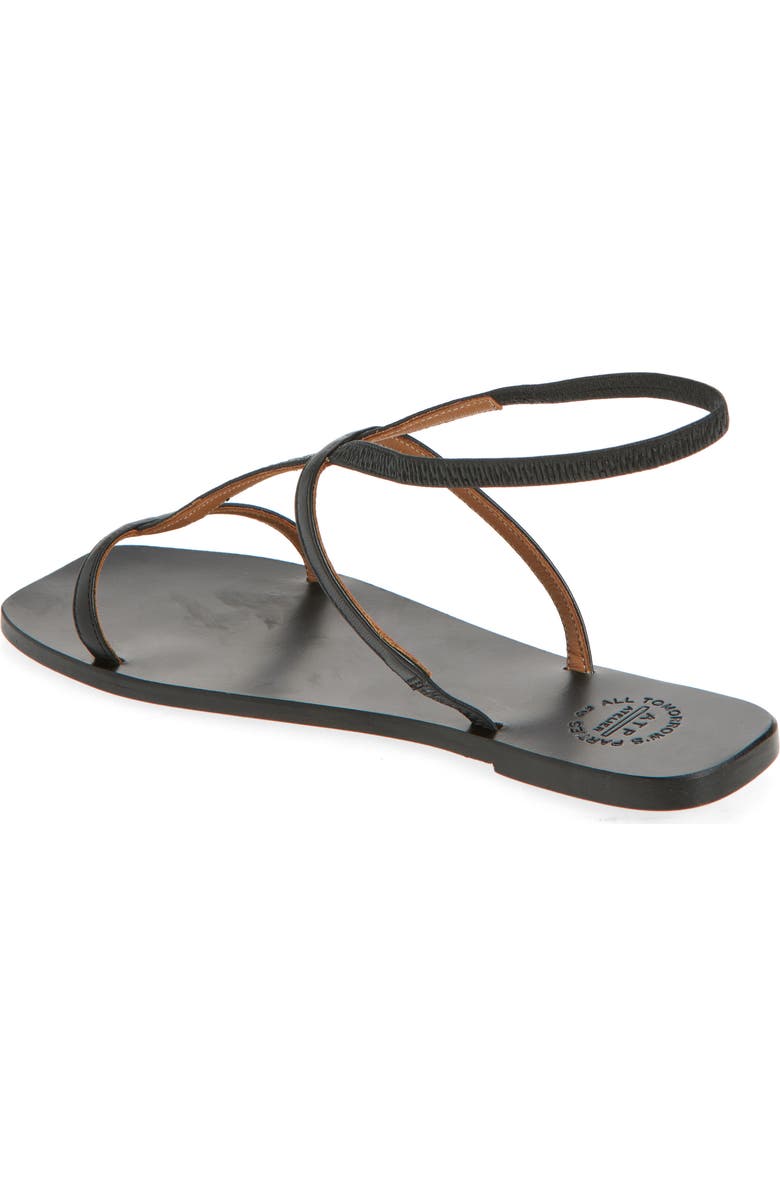 ATP ATELIER Delebbio Ankle Strap Sandal, Alternate, color, Black