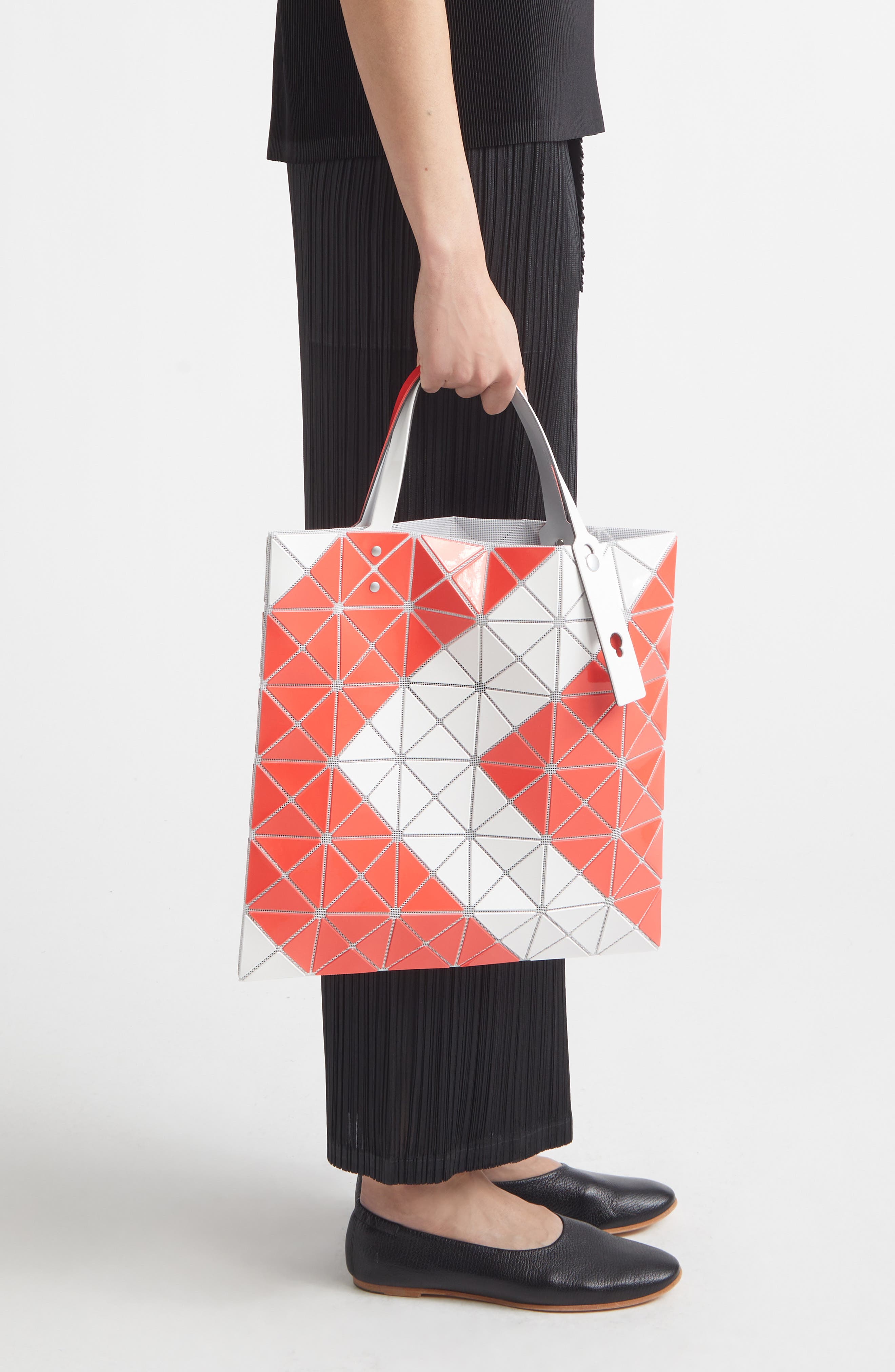 Sign Prism Tote, Alternate, color, RED