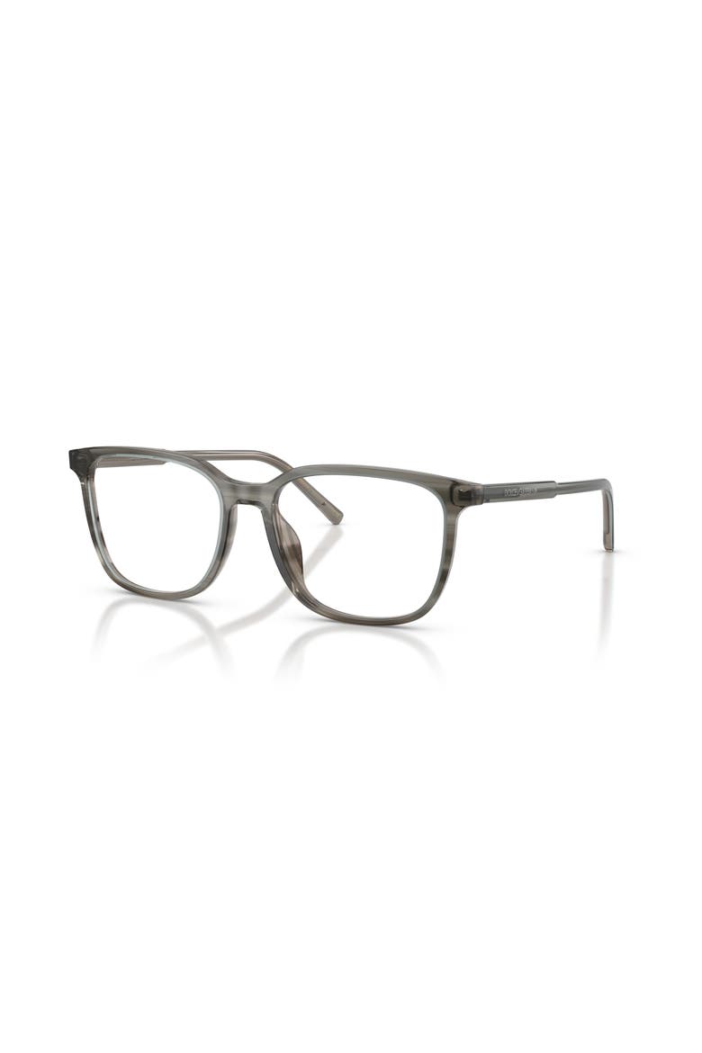 55mm Square optical glasses, Main, color, Grey
