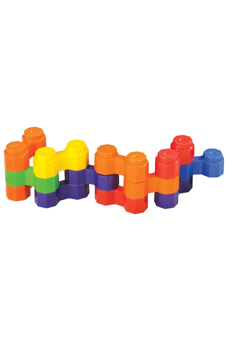 Jumbo Double Octagon Builders - 36 Pieces, Alternate, color, Multicolor