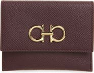 FERRAGAMO Double Gancio Leather Bifold Wallet