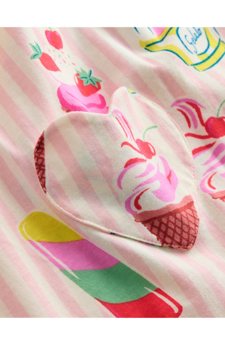 Mini Boden Kids' Confection Print Cotton Tunic Dress, Alternate, color,