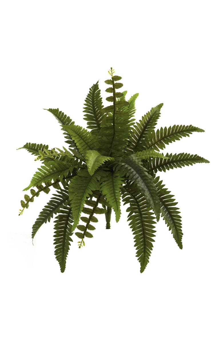 NEARLY NATURAL 14-in Boston Fern Artificial Plant, Main, color, Green
