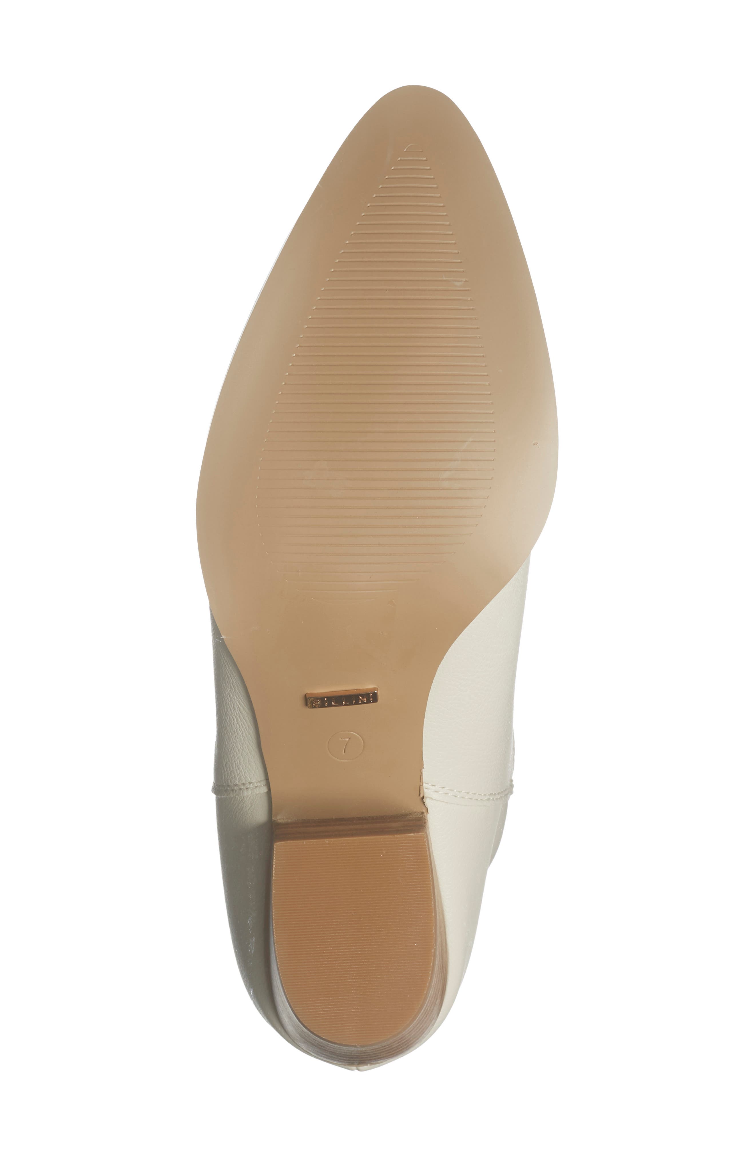 Velma Faux Leather Western Boot, Alternate, color, IVORY/ GOLD METALLIC