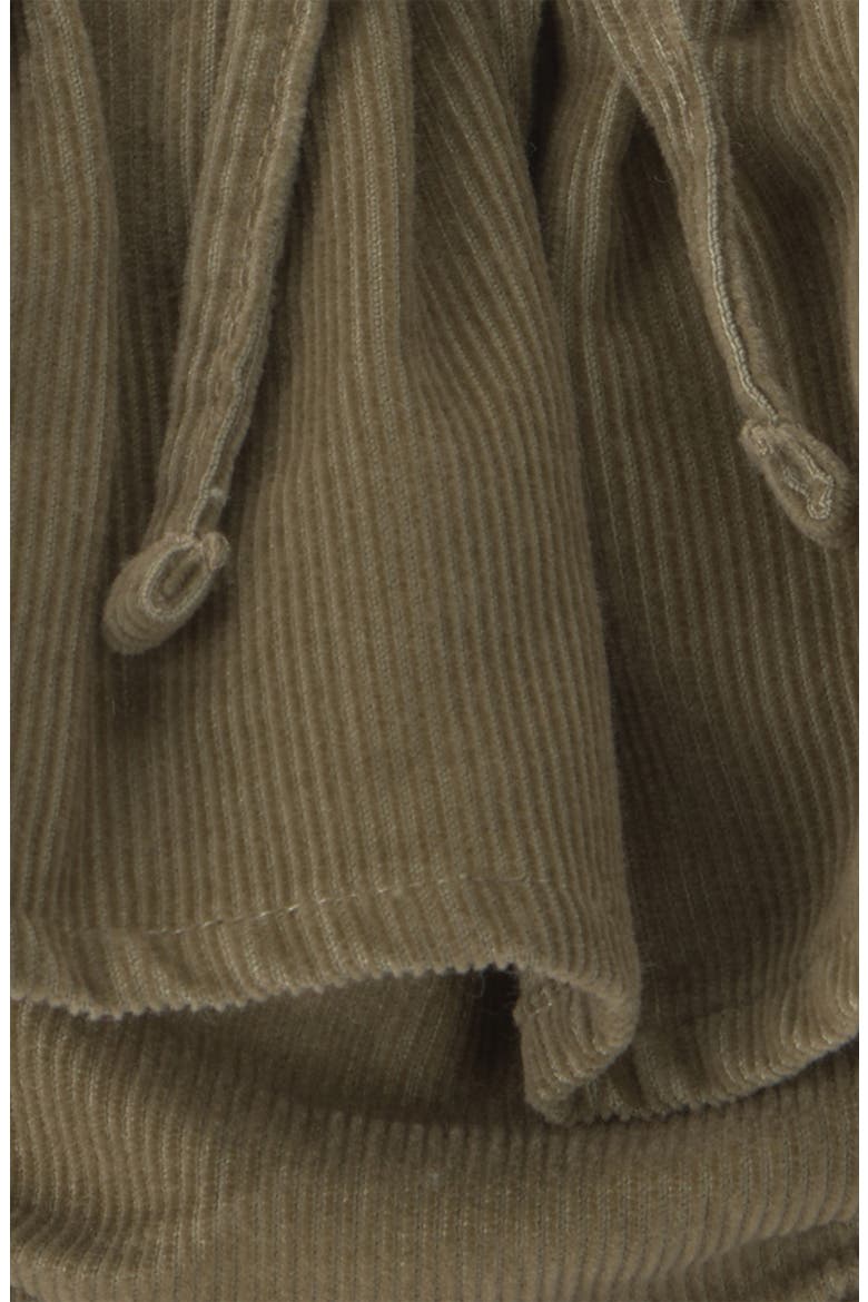 Organic Cotton Corduroy Skirt, Alternate, color, GREEN