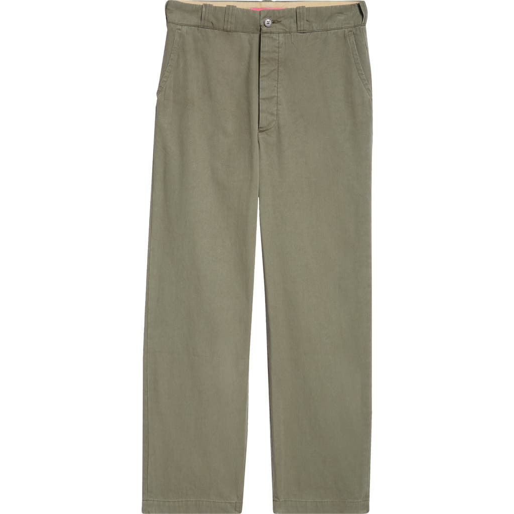 THE ELDER STATESMAN THE ELDER STATESMAN NORM WORKWEAR WIDE LEG PANTS