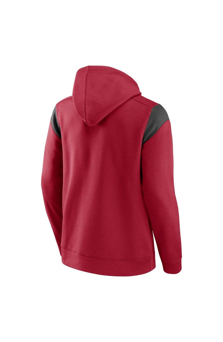 FANATICS Men's Fanatics Red Tampa Bay Buccaneers Call The Shot Pullover Hoodie, Alternate, color, 