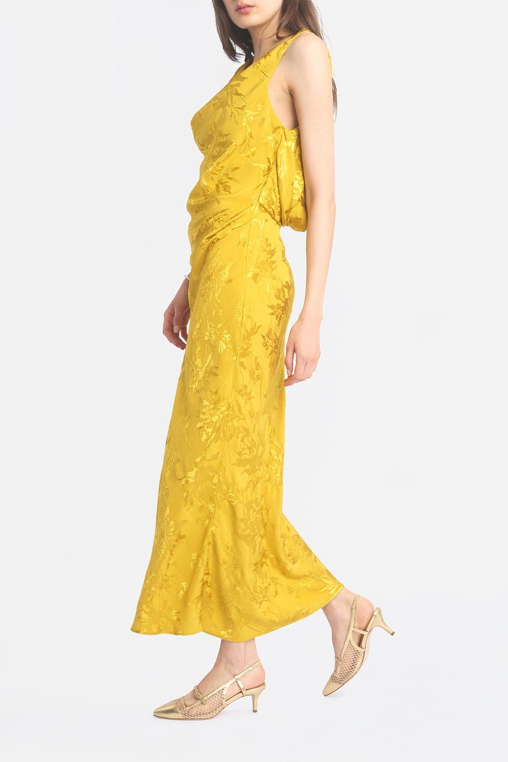 Chloe Pump, Alternate, color, Gold