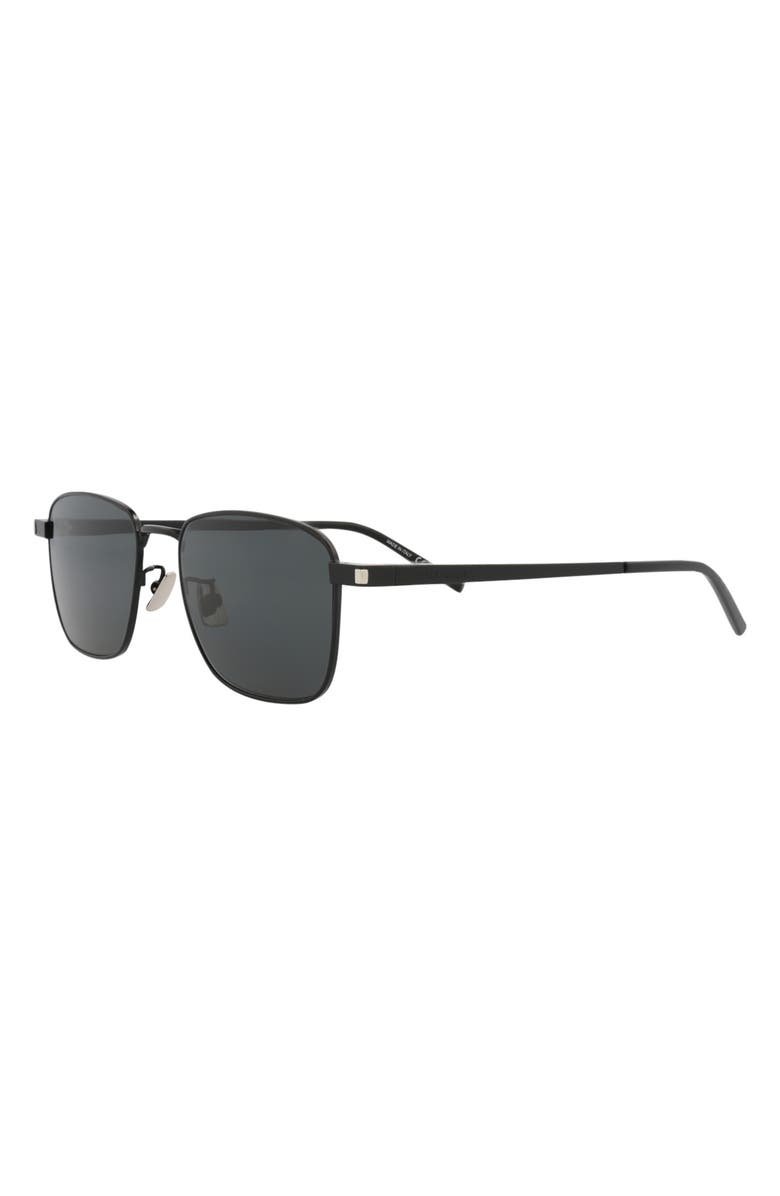 Saint Laurent 52mm Square Sunglasses, Alternate, color, 