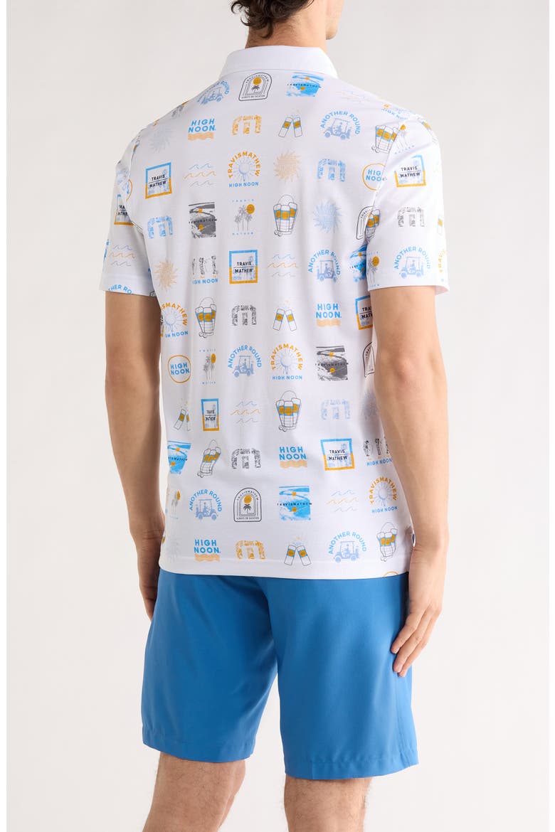 Pineapple Paradise Polo, Alternate, color, WHITE
