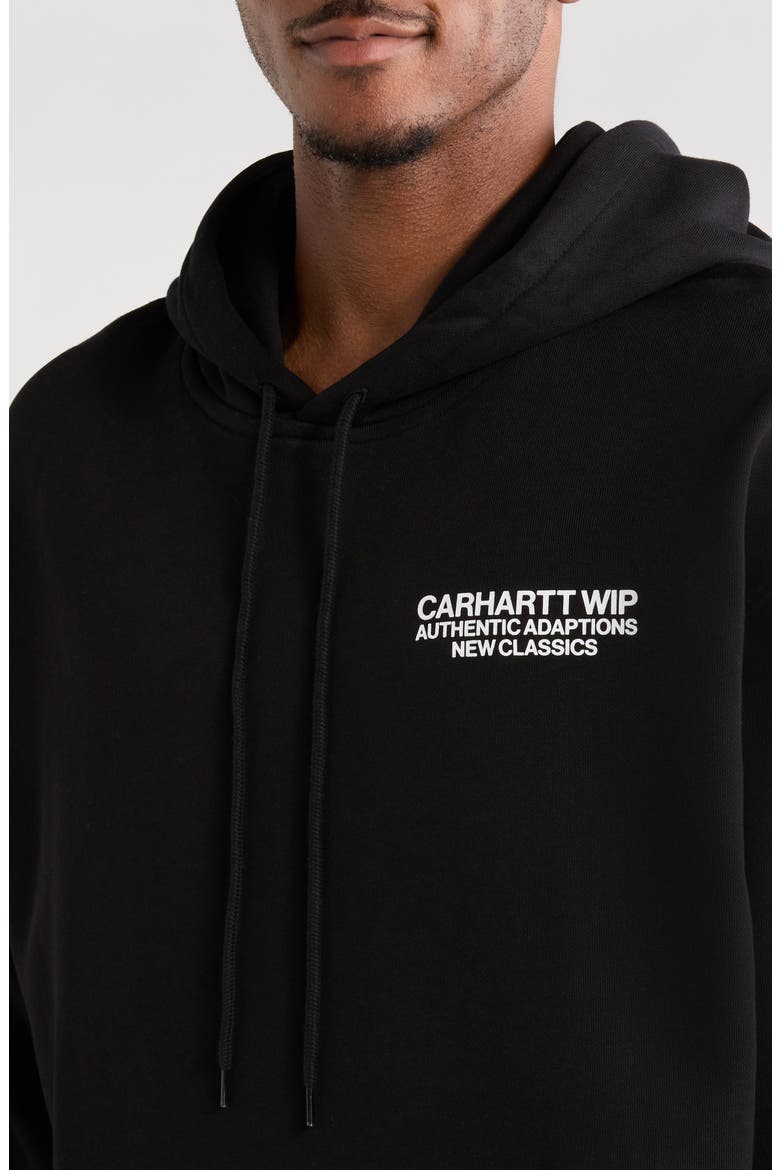 Sean Hamilton Oversize Cotton Hoodie, Alternate, color, BLACK