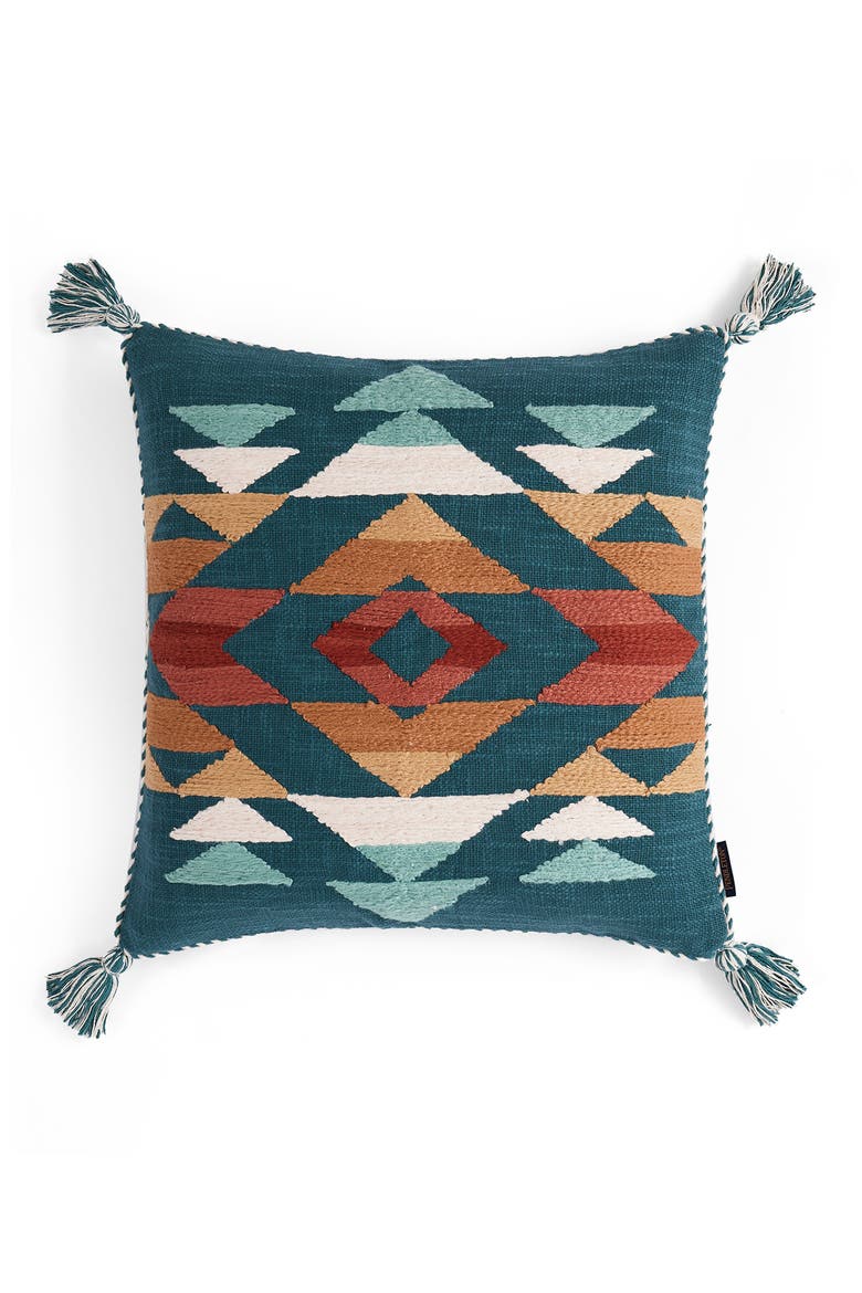 Summerland Accent Pillow, Main, color, TEAL