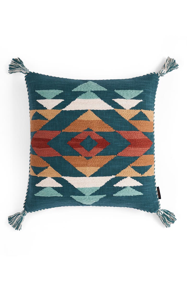 Pendleton Summerland Accent Pillow, Main, color, Teal