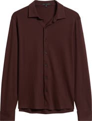 Robert Barakett Milo Knit Button-Up Shirt
