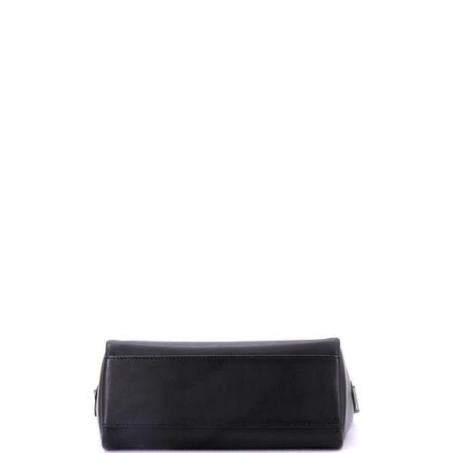 Pre-owned Hermes Hermes Kelly Messenger Bag Evergrain Pm In Black