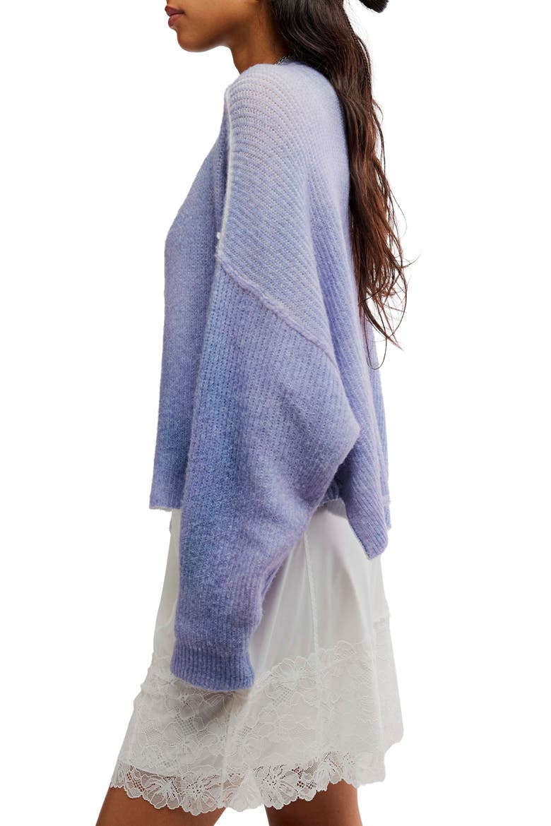 Ottilie Cardigan, Alternate, color, LILAC COMBO