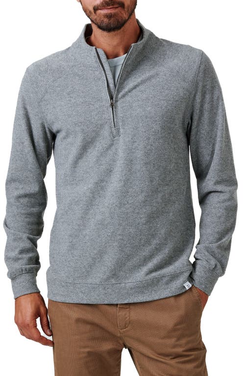 7 Diamonds Generation Quarter Zip Top in Grey 