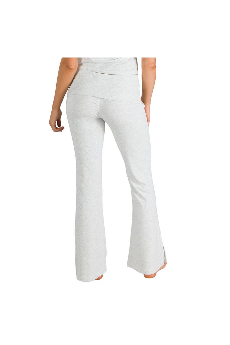 Women's Concepts Sport  Gray Washington Commanders Fray Flared Tri-Blend Split Hem Pants, Alternate, color, Gray