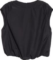 LOULOU DE SAISON Cosma Cotton & Silk Voile Crop Top