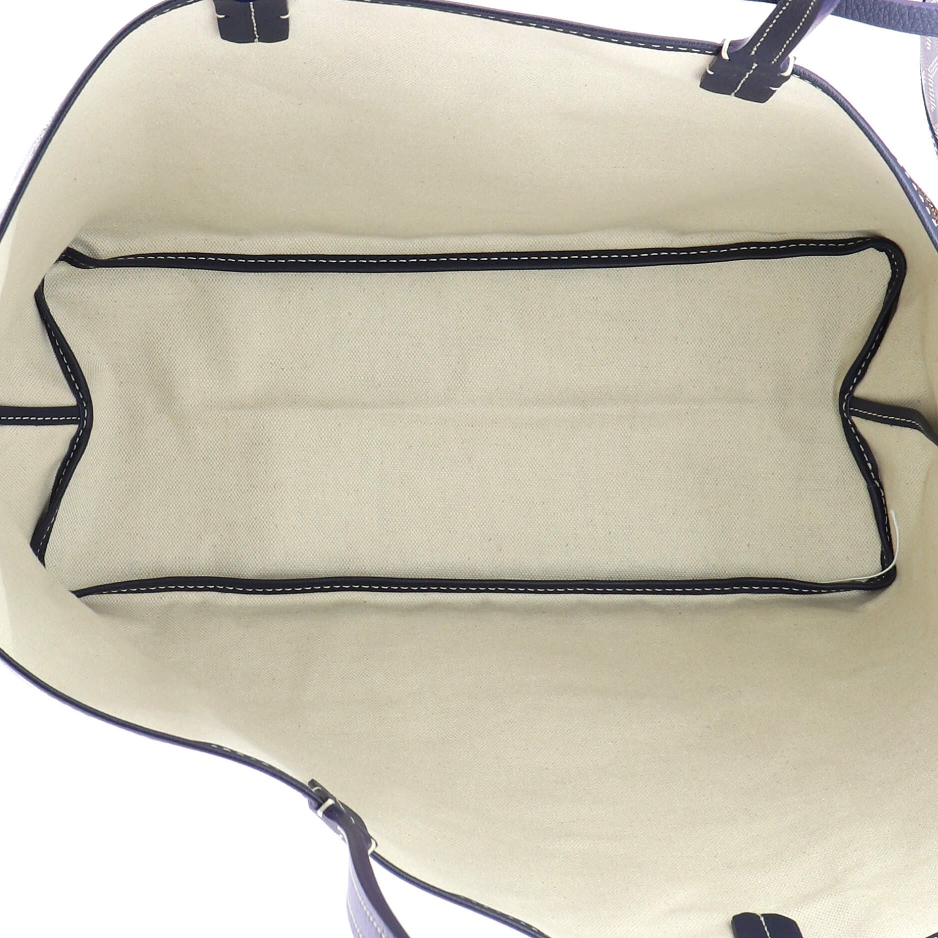 Pre-Owned Goyard Saint Louis Tote Coated Canvas PM, Alternate, color, Blue