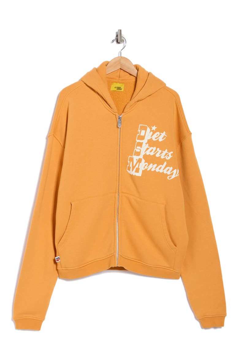 Star Full Zip Sweatshirt, Alternate, color, YELLOW