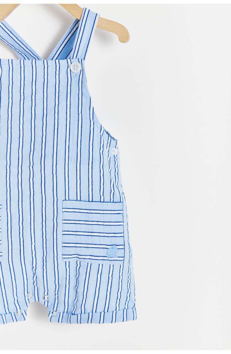 Babycottons Premium Cotton Nimes Shortall for Infant, Alternate, color, Blue