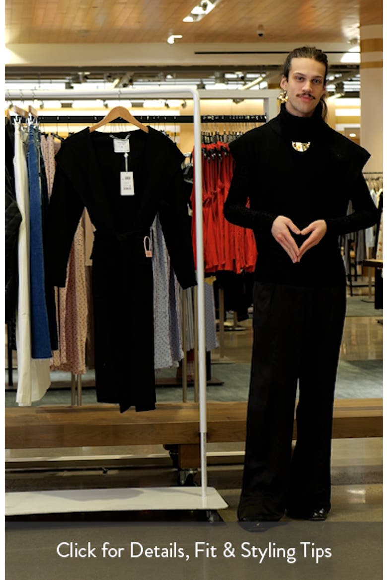Runaway Wool Blend Robe Coat video