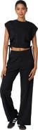 Rebody Active Nadine Scuba Knit Shirring Top
