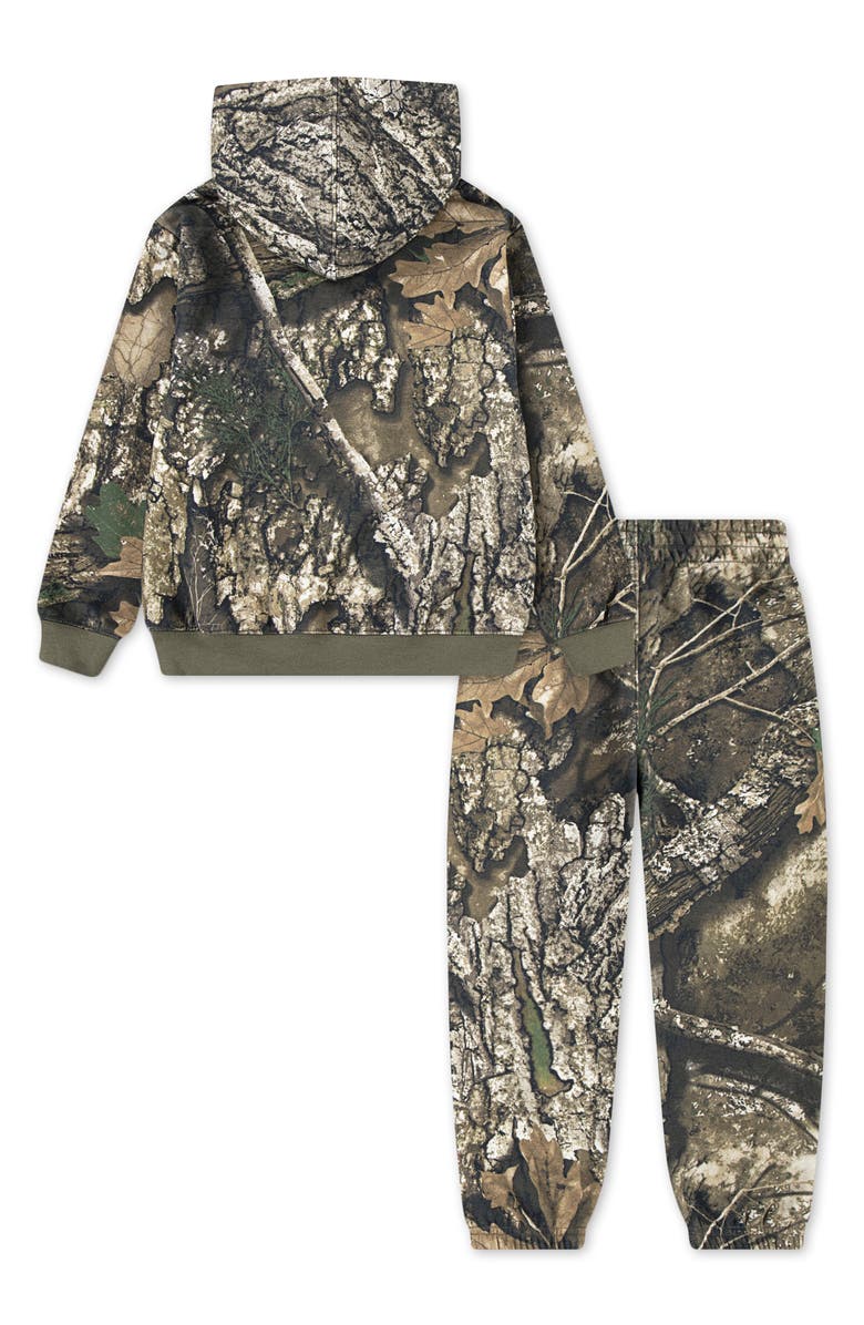 Jordan Kids' x Realtree MJ MVP Fleece Hoodie & Joggers Set, Alternate, color, Medium Olive