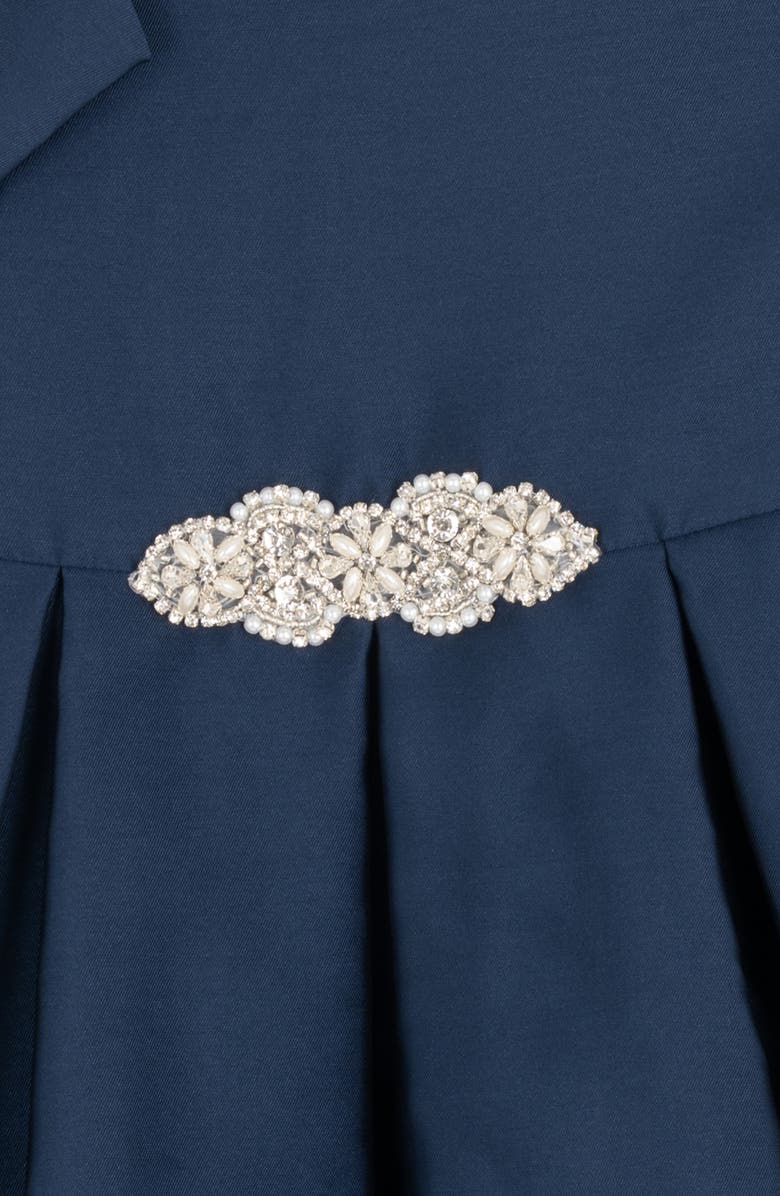 Rare Editions Kids' Mikao Bow Party Dress, Alternate, color, Navy