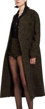 ottod'Ame Tweed Double-Breasted Coat