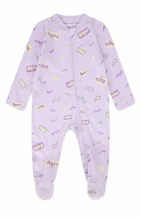 Nike Logo Print Zip Footie
