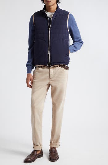 Brunello Cucinelli Quilted Water Resistant Down Vest | Nordstrom