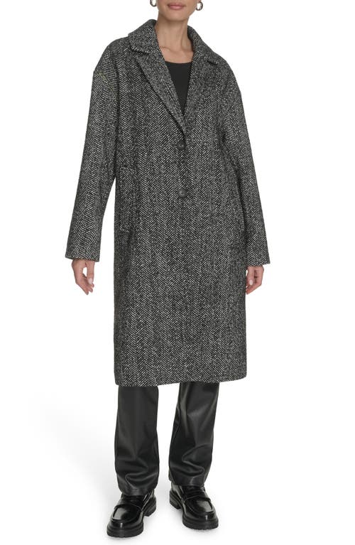 Levi's Longline Coat In Gray