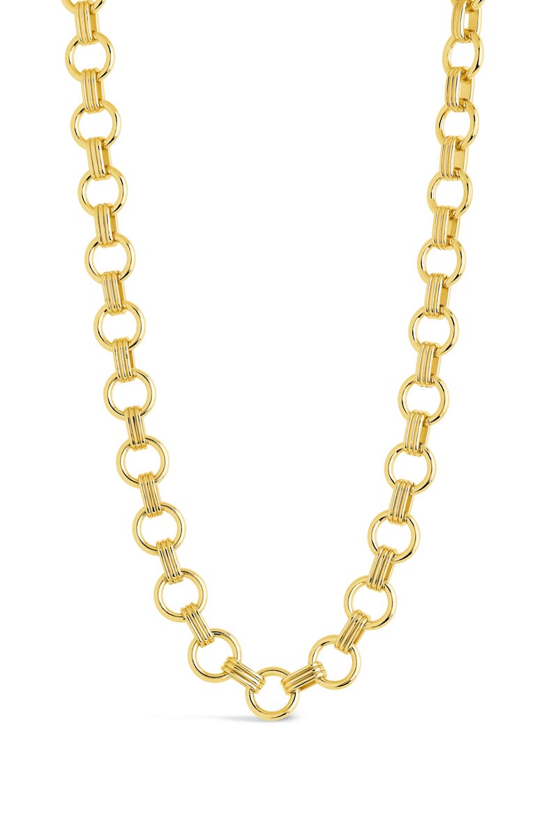 Rhys Chunky Chain Necklace, Main, color, GOLD