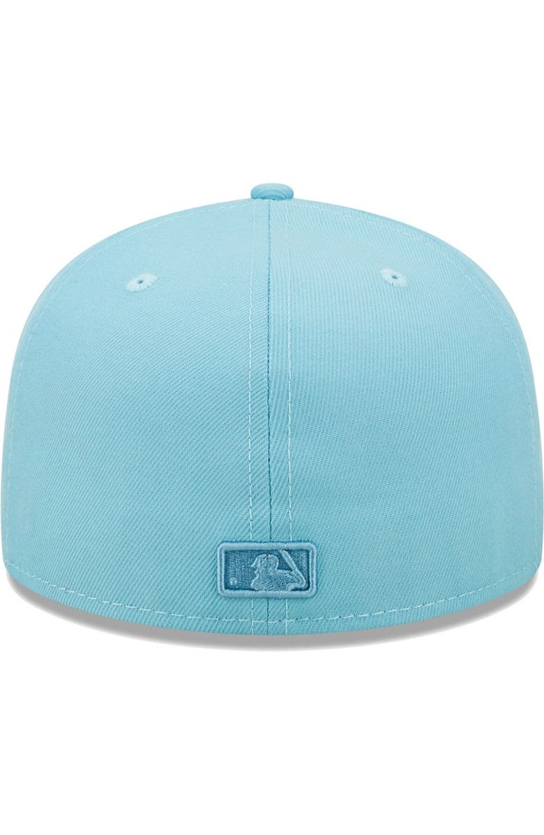 New Era Men's New Era Light Blue Oakland Athletics Color Pack 59FIFTY Fitted Hat, Alternate, color,