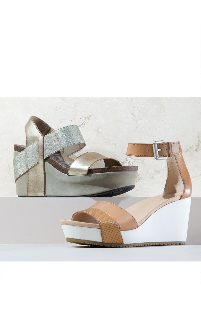 Dr. Scholl's Original Collection 'Warner' Wedge Sandal, Alternate, color,