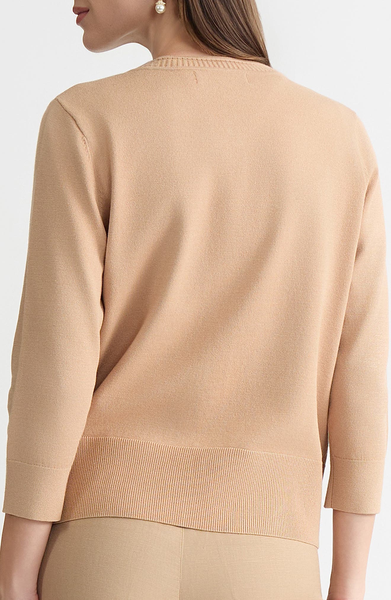 Rib Trim Cardigan - image 2