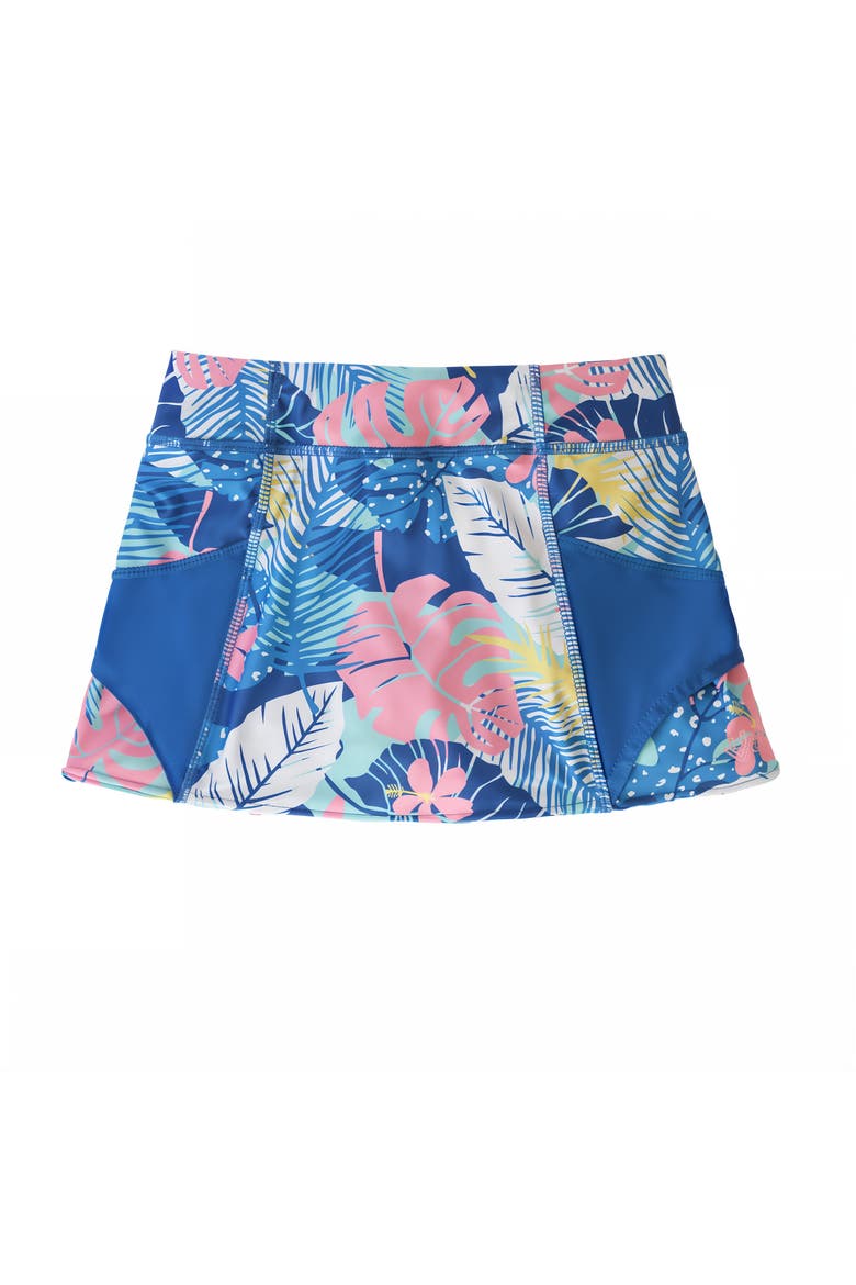Sporty Swim Skirt, Alternate, color, Mykonos Tropical