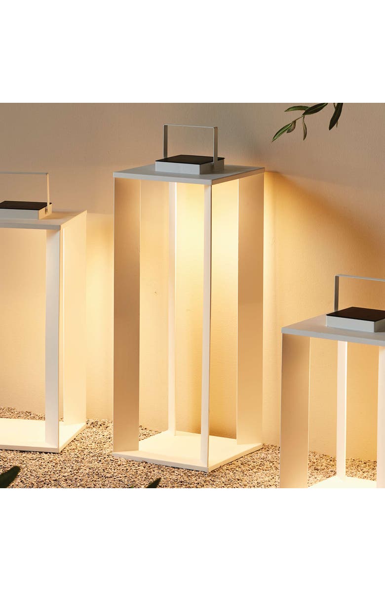 Napa Home & Garden Hanley Solar Led Lantern 30", Alternate, color, White