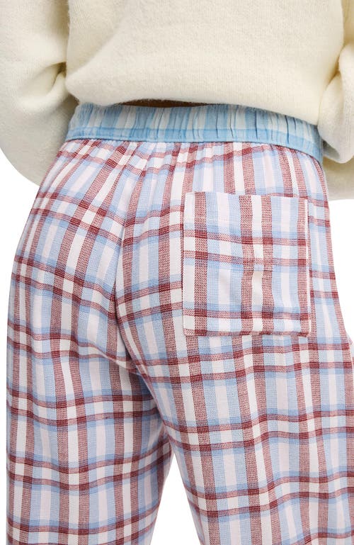 Cotton On Body Flannel Wide Leg Pant In Multi