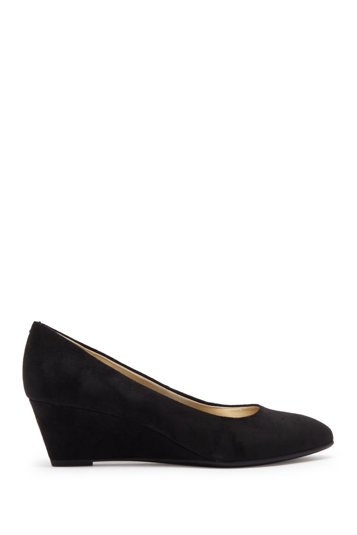 Bandolino Almond Toe Cork Wedge Pump, Alternate, color, 